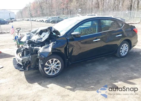 2019 Nissan Sentra Sv из США, поврежденный, VIN 3N1AB7APXKY326869